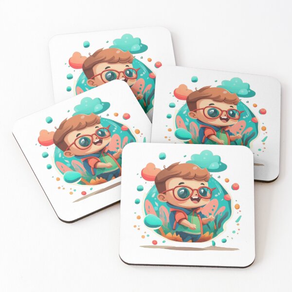 Item preview, Smart Boy with Glasses out of Bubble designed and sold by Witty-Whimsy.