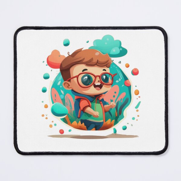 Item preview, Smart Boy with Glasses out of Bubble designed and sold by Witty-Whimsy.