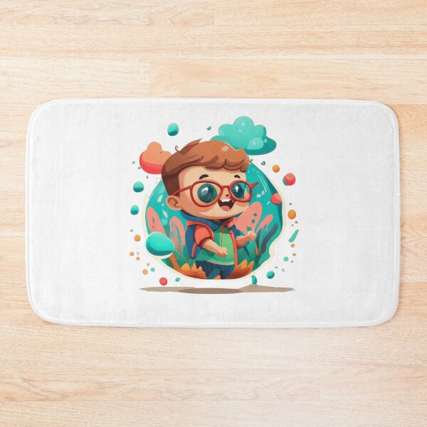 Item preview, Smart Boy with Glasses out of Bubble designed and sold by Witty-Whimsy.