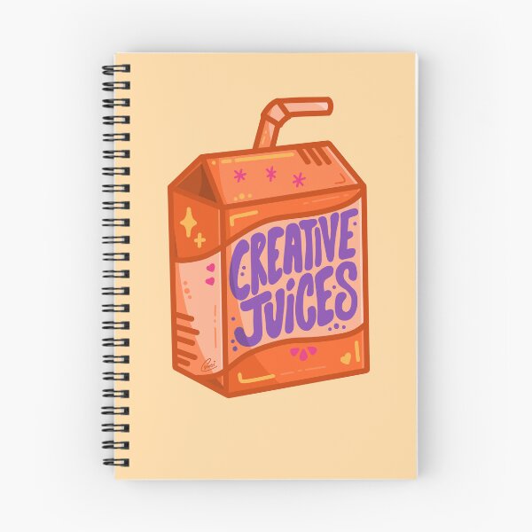 Item preview, "Creative Juices" - Cute Orange Juice Box of Creativity designed and sold by Cyndi Carlson Draws.