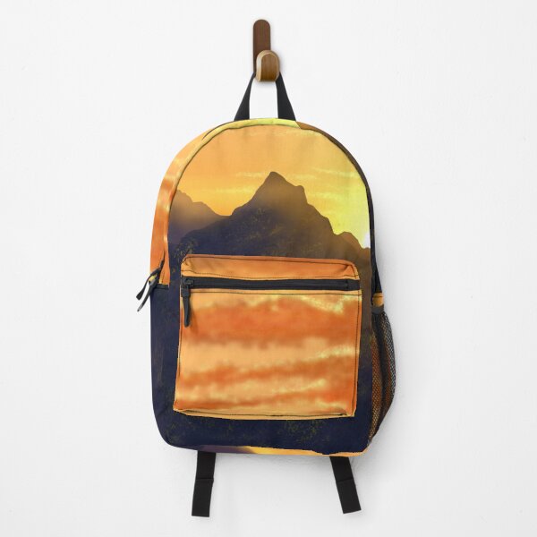 Item preview, Puerto Rico Mountain sunset with golden orange sky designed and sold by Jane Domenech.