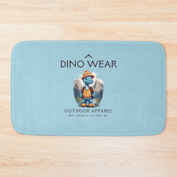 Item preview, Young smiling dino hiking climbing in mountains designed and sold by CedricNorbinho.