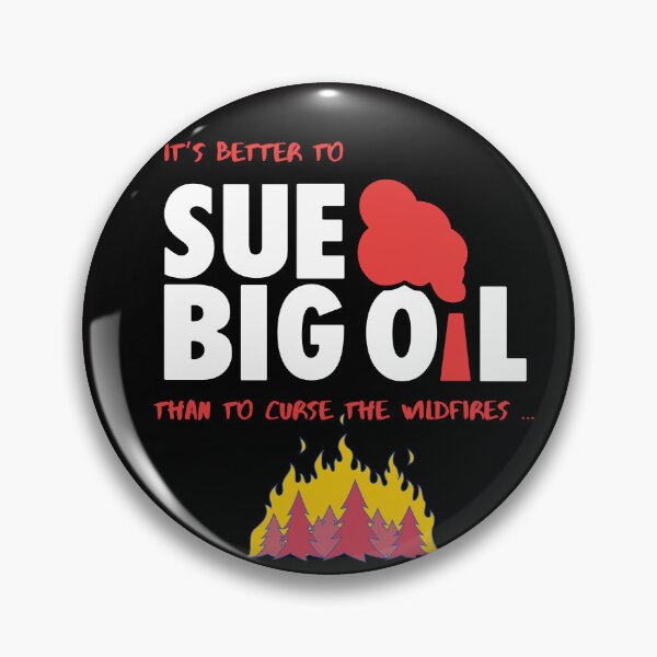 Item preview, Better to Sue Big Oil (on Black) designed and sold by SueBigOil.