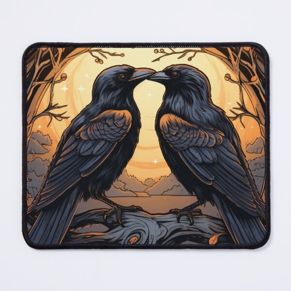 Item preview, Odin Ravens Huginn and Muninn Norse Mythology designed and sold by Chmielayka.