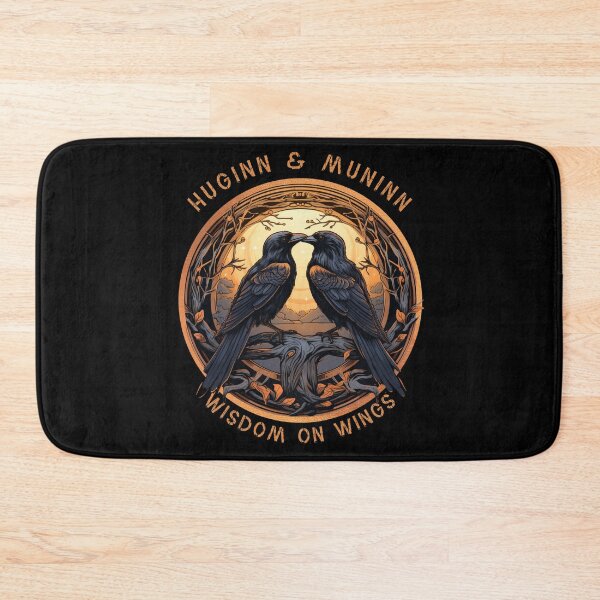Item preview, Odin Ravens Huginn and Muninn Norse Mythology designed and sold by Chmielayka.