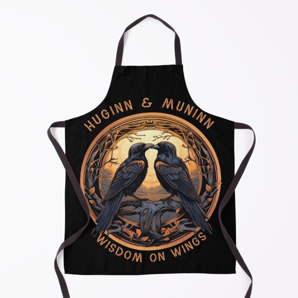Item preview, Odin Ravens Huginn and Muninn Norse Mythology designed and sold by Chmielayka.