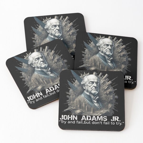 Item preview, Contemporary Portrait of President John Adams Jr. with Quote designed and sold by Hungry-Murphy.