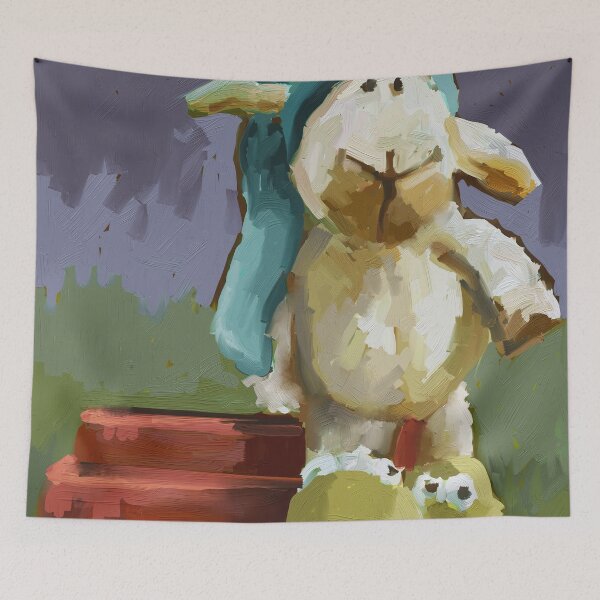 Item preview, Oil Painting of Lamb Stuffy designed and sold by Anne Marie Propst.