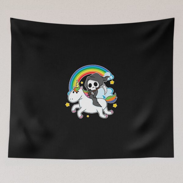 Item preview, Halloween Unicorn Costume Grim Reaper Riding Unicorn designed and sold by CSouta.