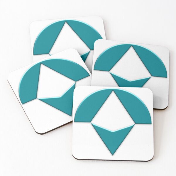 Item preview, Antarctica Teal Cercle Flag designed and sold by MoonElite.