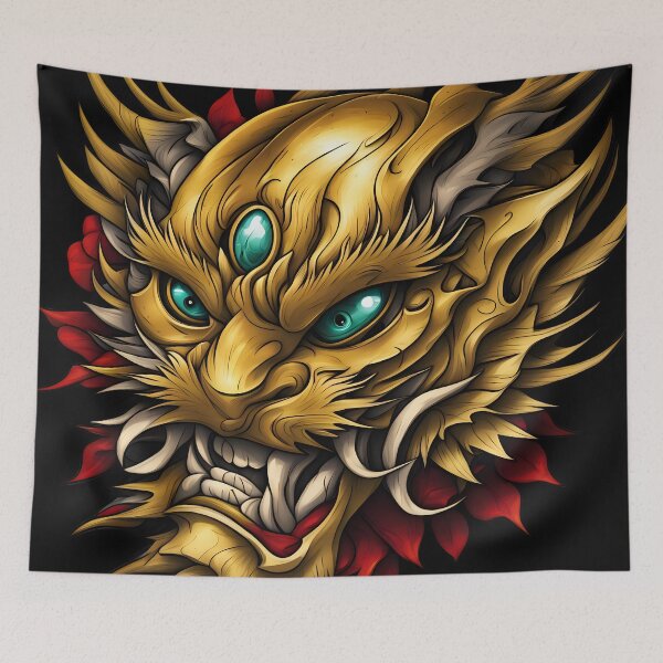 Item preview, Surrealistic Golden Wood Yokai designed and sold by eternalai.