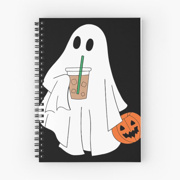 Item preview, Cute Little Ghost Drinking Coffee Halloween Spooky Season designed and sold by CSouta.