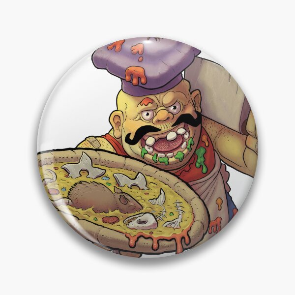 Item preview, Pizzaface the crazed Pizza Chef.  designed and sold by TwEE-N-Toast.