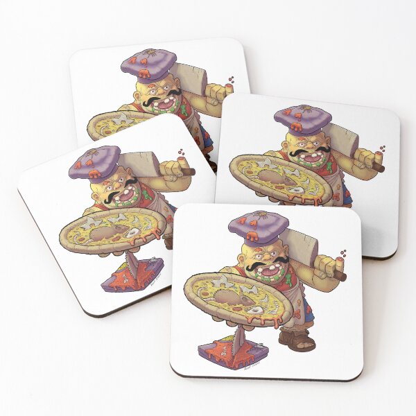 Item preview, Pizzaface the crazed Pizza Chef.  designed and sold by TwEE-N-Toast.