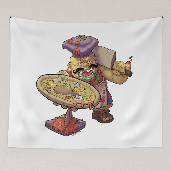 Item preview, Pizzaface the crazed Pizza Chef. designed and sold by TwEE-N-Toast.