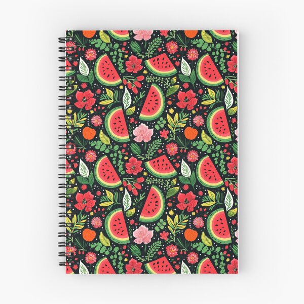 Item preview, Floral Watermelon Pattern Illustration designed and sold by SowCow.