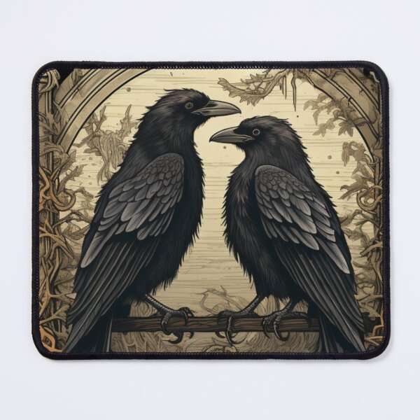 Item preview, Odin Ravens Huginn and Muninn Norse Mythology designed and sold by Chmielayka.
