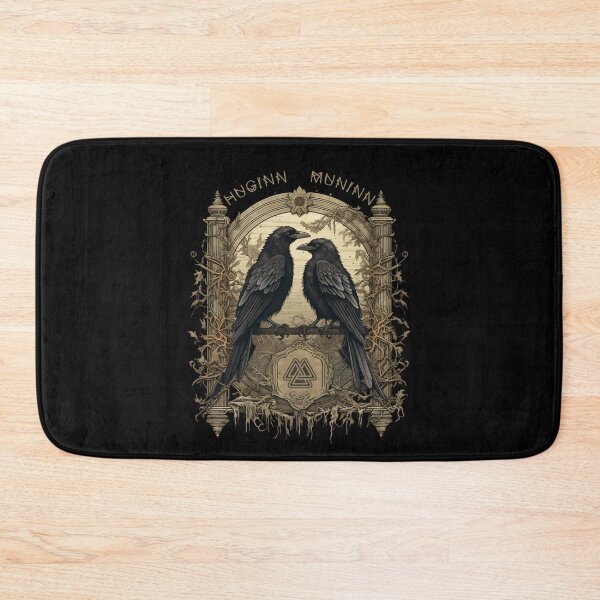 Item preview, Odin Ravens Huginn and Muninn Norse Mythology designed and sold by Chmielayka.