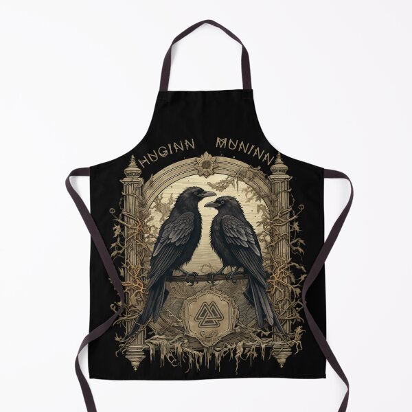 Item preview, Odin Ravens Huginn and Muninn Norse Mythology designed and sold by Chmielayka.