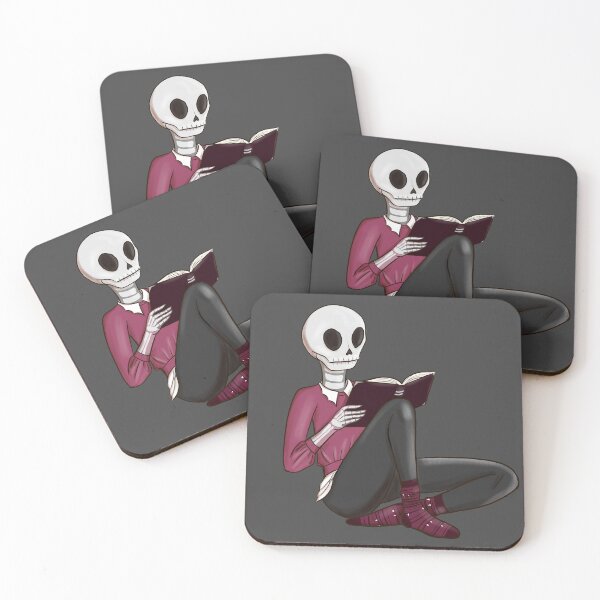 Item preview, Dracula reading Skelli designed and sold by Anna Ink.