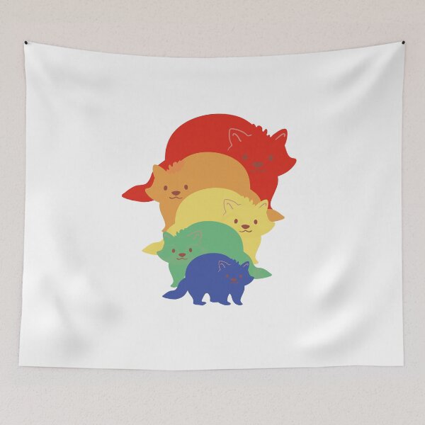 Item preview, Rainbow Raccoons designed and sold by Eolithic.