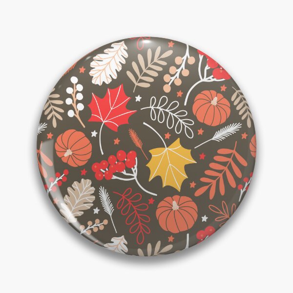 Item preview, Autumn Berries Leaves Pumpkins designed and sold by Nicola-Rowe.