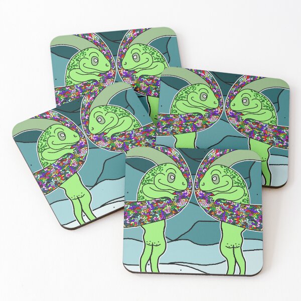 Item preview, Tree Frogs Going for Swim designed and sold by notsweettea.