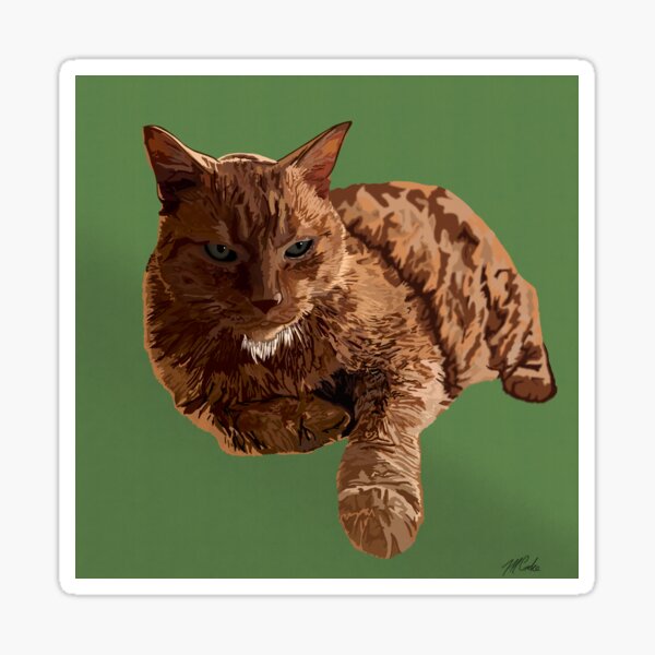 Erik the cat, an amazing friend Sticker