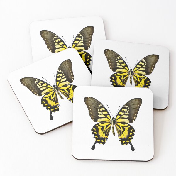 Item preview, Yellow Butterfly Art designed and sold by digibreezy.