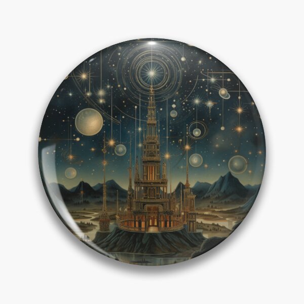 Item preview, Victorian Celestial Night City Scene Victorian Inspired Art  designed and sold by CDC40.