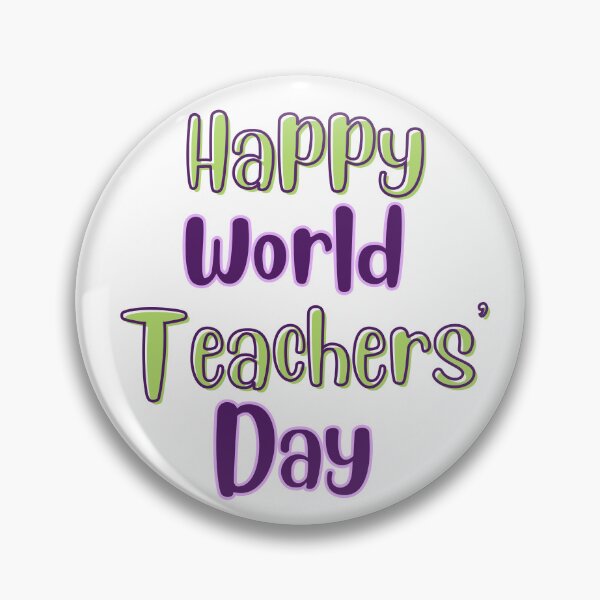 Item preview, Happy World Teachers' Day designed and sold by teacherpeiyuan.