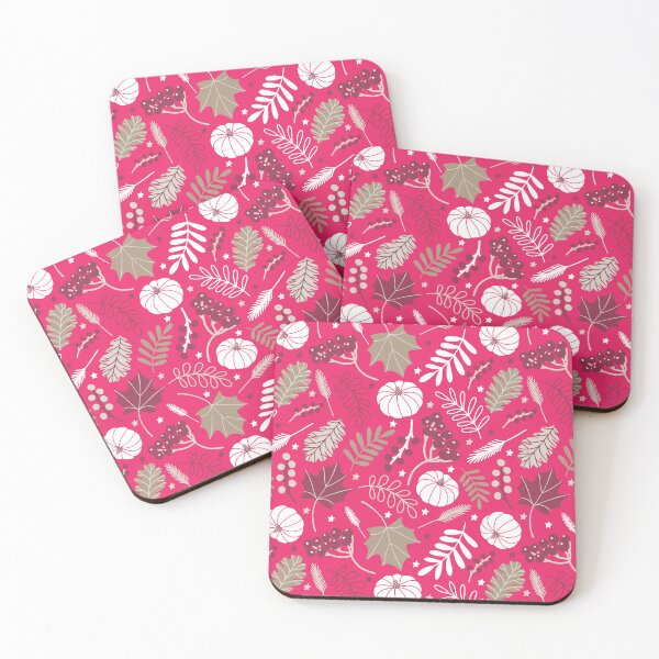 Item preview, Autumn Berries Seasonal Pumpkin Leaves pattern designed and sold by Nicola-Rowe.