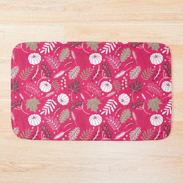 Item preview, Autumn Berries Seasonal Pumpkin Leaves pattern designed and sold by Nicola-Rowe.