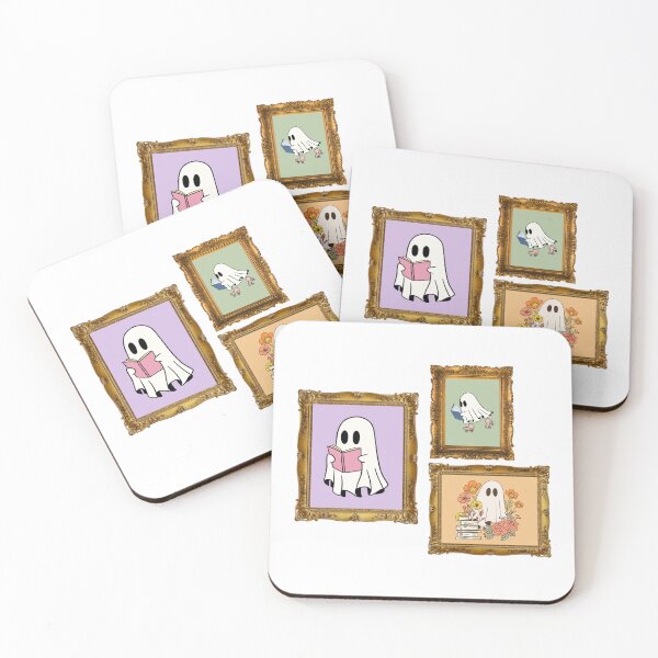 Item preview, Cute Ghost Reading Books Gallery  designed and sold by ChapterChums.