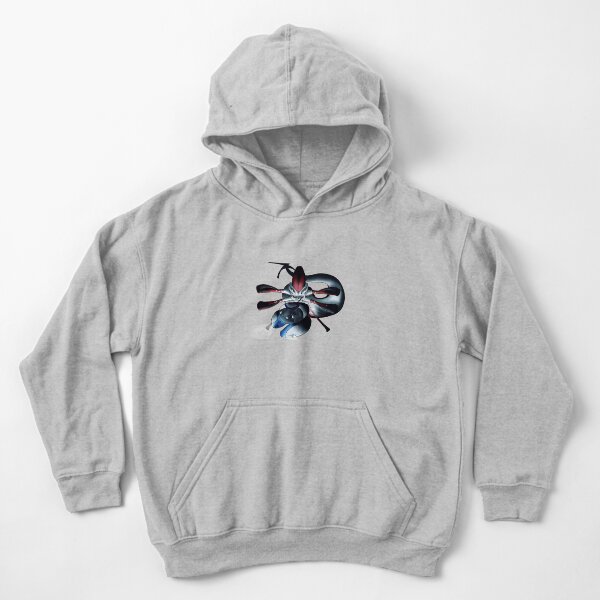 Sammy The Safety Reaper Kids Pullover Hoodie