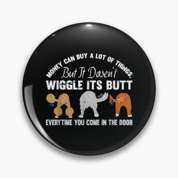 Item preview, Cute Rescue Dog Lovers Funny Wiggle Butt designed and sold by CableHomer.