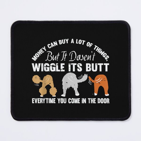 Item preview, Cute Rescue Dog Lovers Funny Wiggle Butt designed and sold by CableHomer.