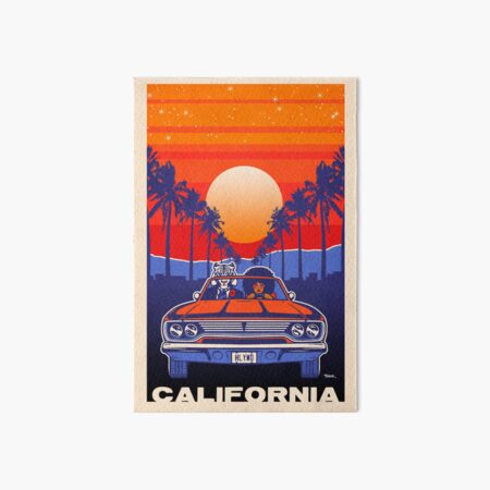 Cruising In California Art Board Print