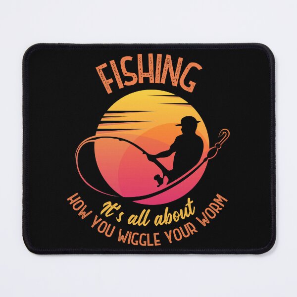 Item preview, Fishing - It’s all about how you wiggle your worm! designed and sold by CableHomer.