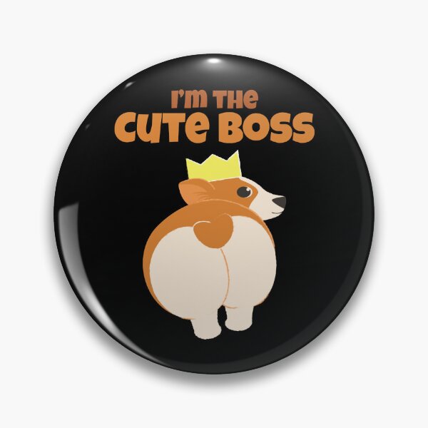Artikelvorschau, Ich bin der süße Boss Corgie, süßer Hund, frecher Corgi, Corgi Bum entworfen und verkauft von CableHomer.