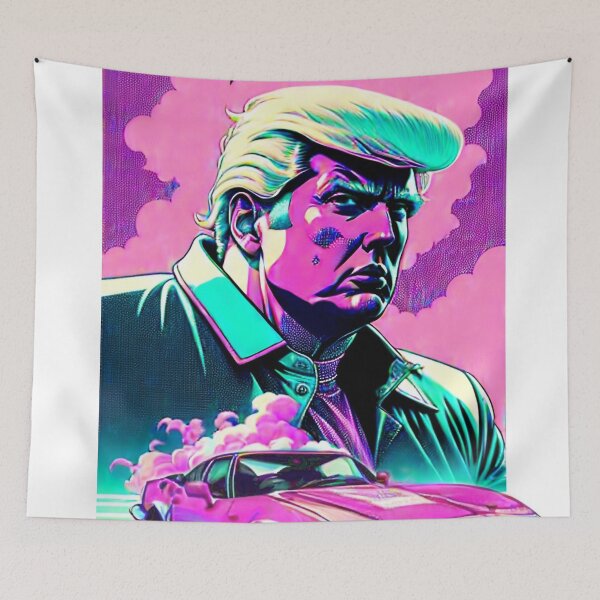 Item preview, Vaporwave Revenge Trump designed and sold by frenchtoast13.