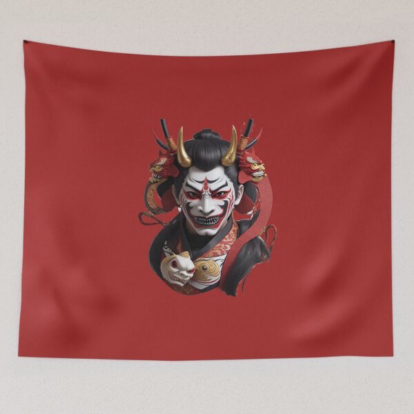 Item preview, hannya mask japanese designed and sold by NASSIMBL.