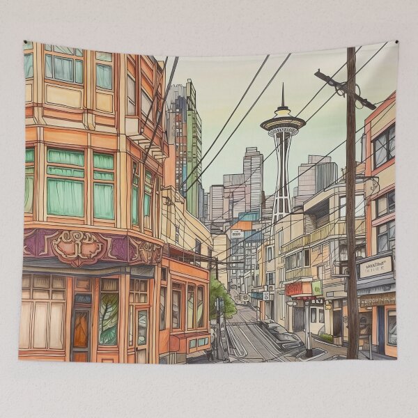 Item preview, Seattle designed and sold by ComicsFactory.