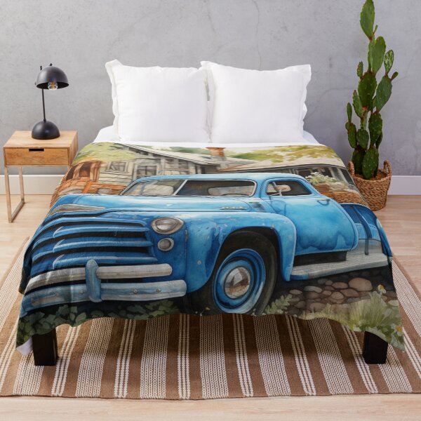Artikelvorschau, Kleiner blauer LKW, altes Landhaus entworfen und verkauft von Sunmoonlove.