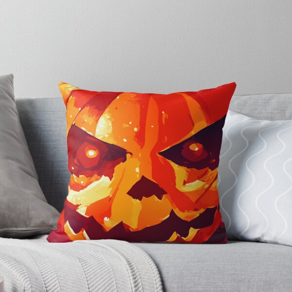 Artikelvorschau, Sloganischer Halloween-Jack-o-Laterne, saisonaler gruseliger Aquarell-Kürbis entworfen und verkauft von SemARTDesign.