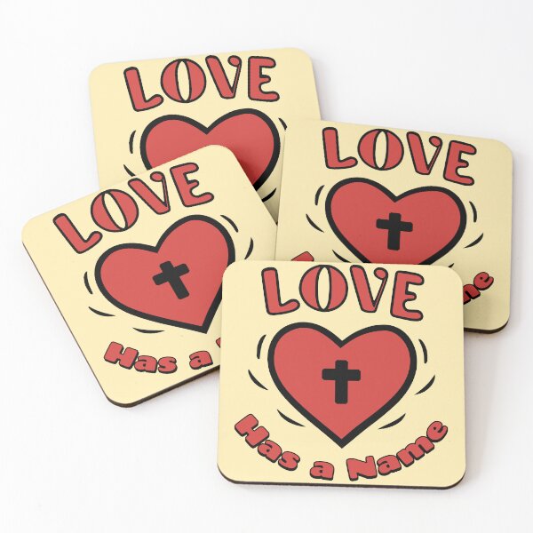 Item preview, Love Has a Name Red Christian Heart designed and sold by PMCreative.