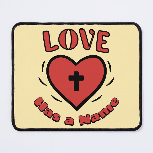 Item preview, Love Has a Name Red Christian Heart designed and sold by PMCreative.