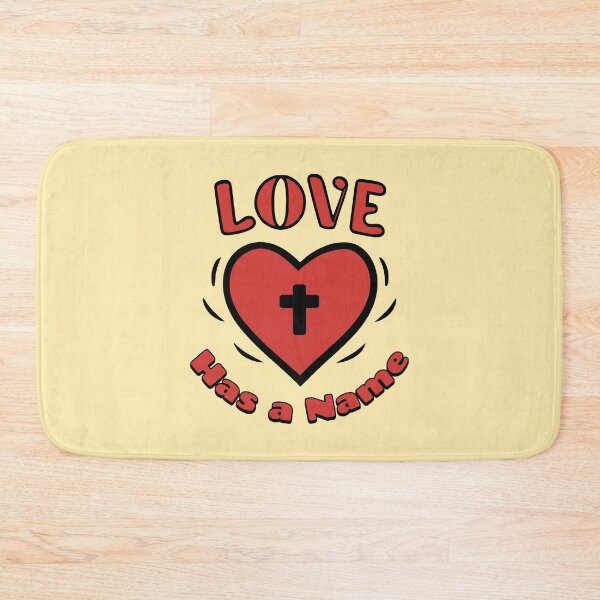 Item preview, Love Has a Name Red Christian Heart designed and sold by PMCreative.