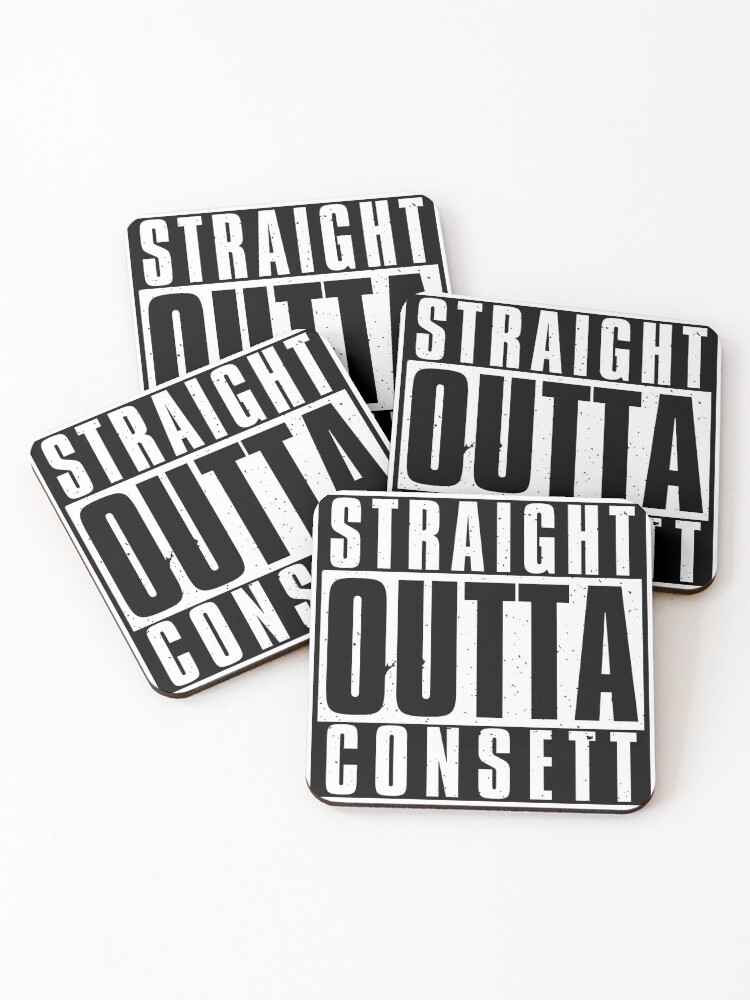 Thumbnail 1 of 5, Coasters (Set of 4), Straight Outta Consett designed and sold by Ragetroll.