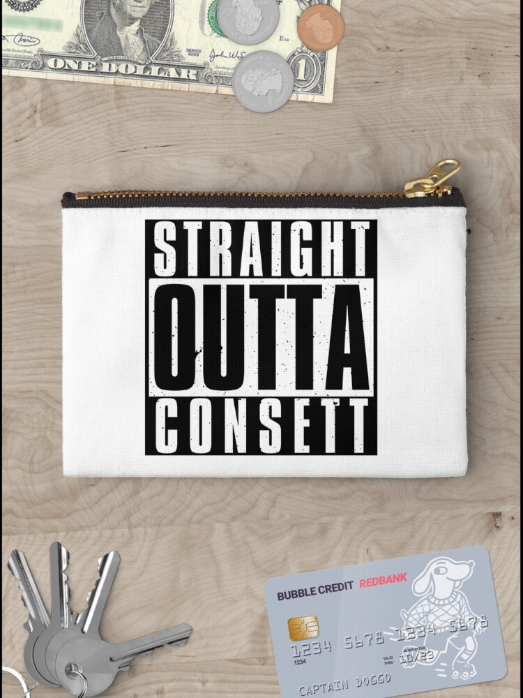 Thumbnail 3 of 4, Zipper Pouch, Straight Outta Consett designed and sold by Ragetroll.